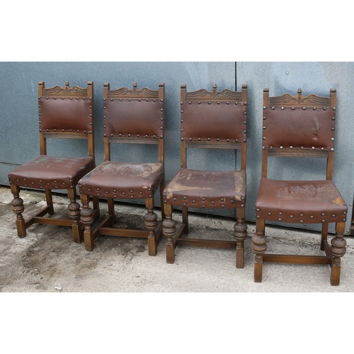 586 - Set of 6 Very Early 'Old Charm' Acorn Chairs. Includes 2 x Carvers and 4 x Standard Chairs. These ar... 