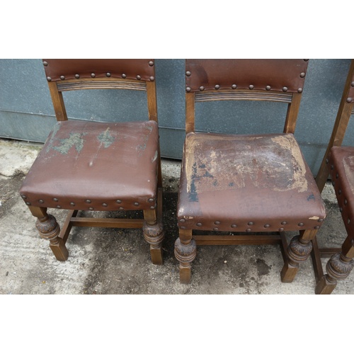 586 - Set of 6 Very Early 'Old Charm' Acorn Chairs. Includes 2 x Carvers and 4 x Standard Chairs. These ar... 