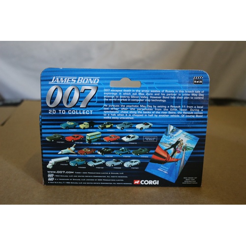 603 - Boxed Corgi 1:36 Scale Die Cast Model of James Bond Renault Taxi from A View to a Kill