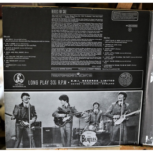 671 - Beatles For Sale Rare Portuguese Yellow & Black Label