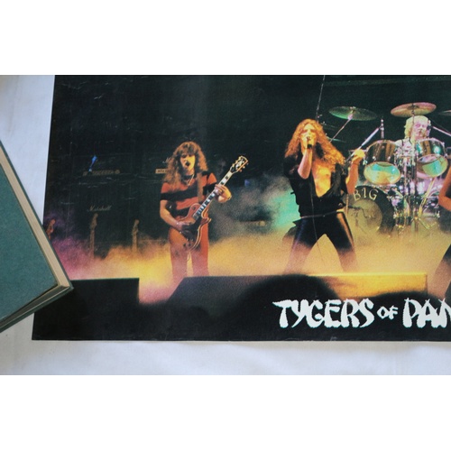 707 - Concert Promo Poster for the Band - Tigers of Pan Tang