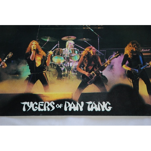 707 - Concert Promo Poster for the Band - Tigers of Pan Tang