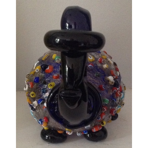 714 - Very Rare, One Off, Murano Hand Blown Glass Figure with Individual Canes - Unusual and Very Collecta... 