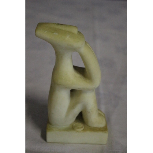 19 - Unusual Seated Stone Statue