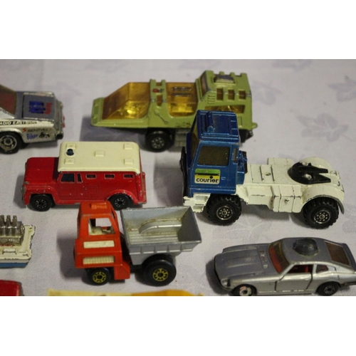 36 - Collection of Vintage Metal Vehicles - Matchbox