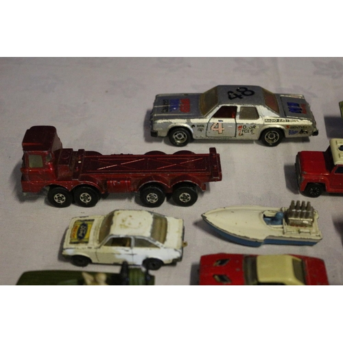 36 - Collection of Vintage Metal Vehicles - Matchbox