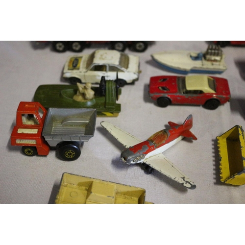 36 - Collection of Vintage Metal Vehicles - Matchbox