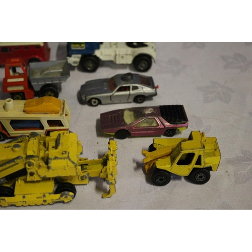 36 - Collection of Vintage Metal Vehicles - Matchbox