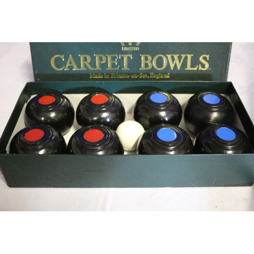 47 - Boxed Carpet Bowls Set