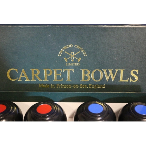 47 - Boxed Carpet Bowls Set