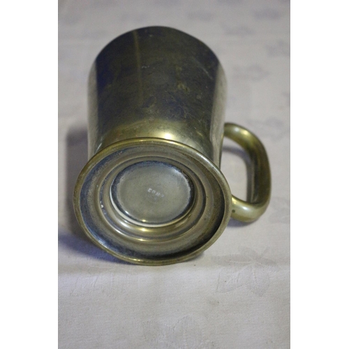 10 - Vintage EPNS Tankard with 'D' Handle