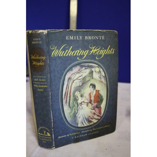 22 - Wuthering Heights - Emily Bronte - 1947 Rainbow Classics Hardback