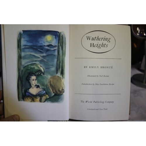 22 - Wuthering Heights - Emily Bronte - 1947 Rainbow Classics Hardback