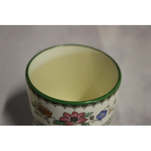 47 - Early Vintage Spode Copeland Jam Pot with Lid - Chinese Rose Pattern