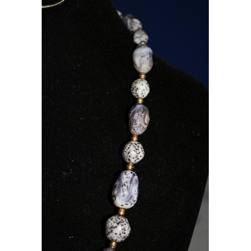 50 - Nice Multi Stone Bead Necklace