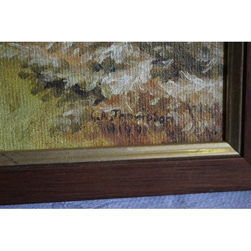 59 - Oil on Board - Framed - G.A. Thompson - 1991