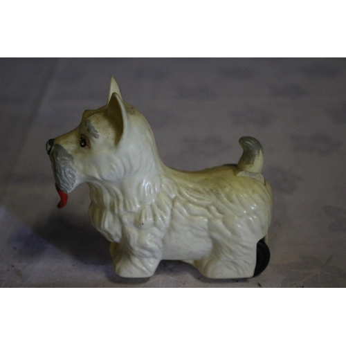 121 - Vintage Kader Scotty Dog with Friction Wheels