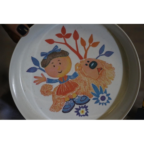 126 - Vintage Cayden Magic Roundabout Dish with Puppet Rabbit