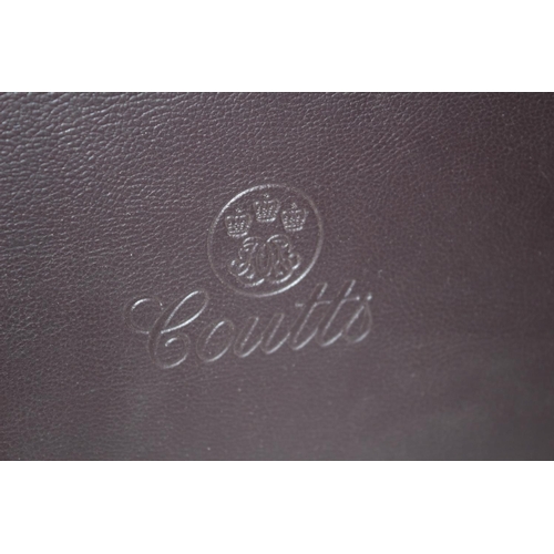 131 - Coutts Bank Leather Bound Statement Folder - Only Available to Account Holders