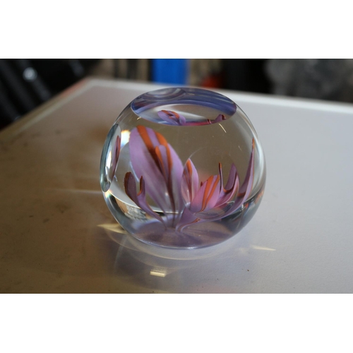 141 - Highly Collectable Cathness Madrigal Glass Paperweight