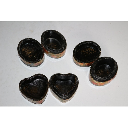 151 - 3 x Small Ring Boxes with Ornate Covering