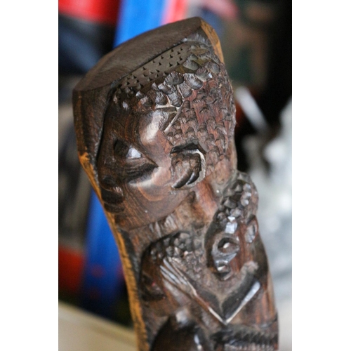 162 - Hand Carved Sculpture believed to be African - Heavy