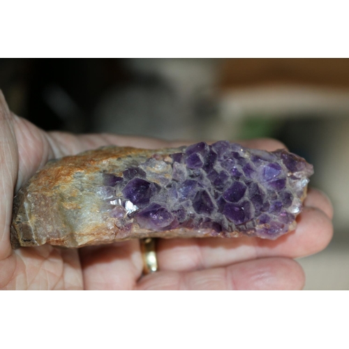 164 - Collection of Rock Minerals including  Amethyst, Pyrite