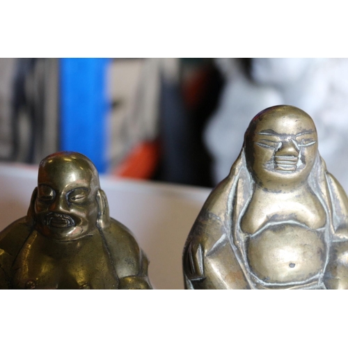 180 - Pair of Brass Buddhas