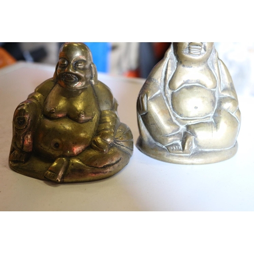 180 - Pair of Brass Buddhas