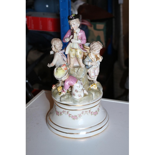 197 - Meissen Styled Porcelain Figurine Statue