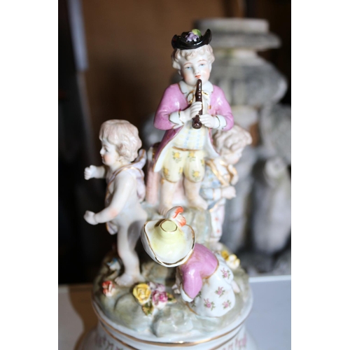 197 - Meissen Styled Porcelain Figurine Statue