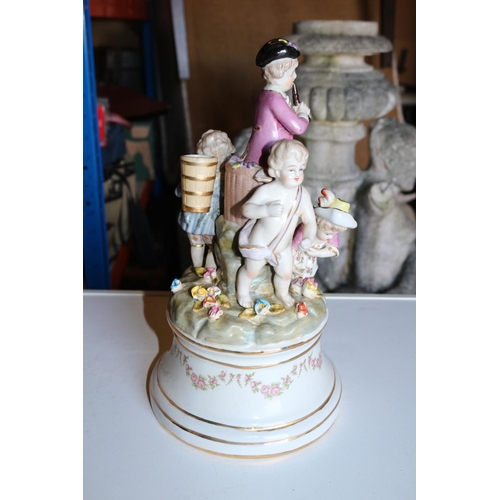 197 - Meissen Styled Porcelain Figurine Statue