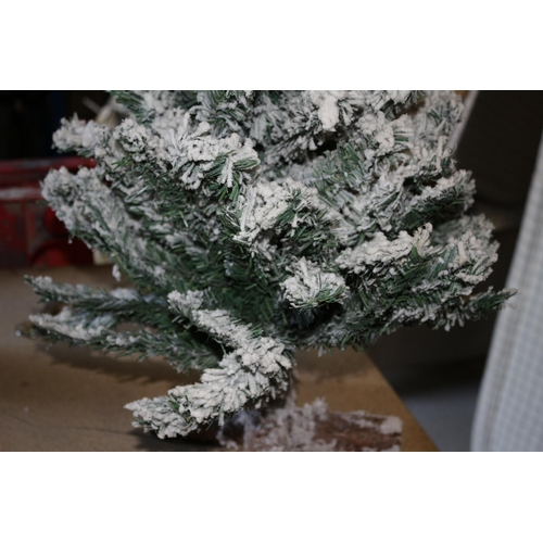 205 - Small Snow Effect Covered Christmas Tree