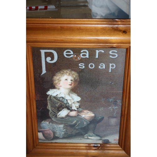 217 - Pair of Reproduction Advertising Posters - Framed and Glazed