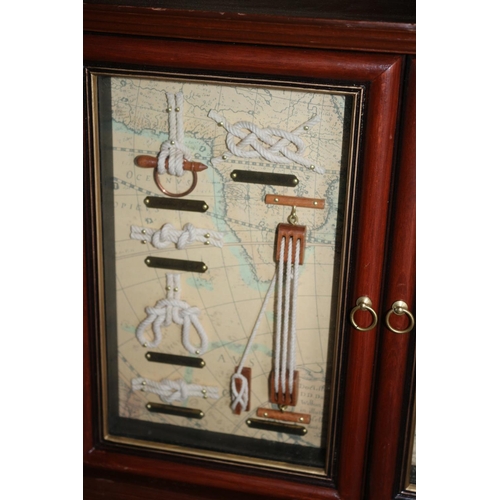 220 - Nautical Themed Wall Cupboard