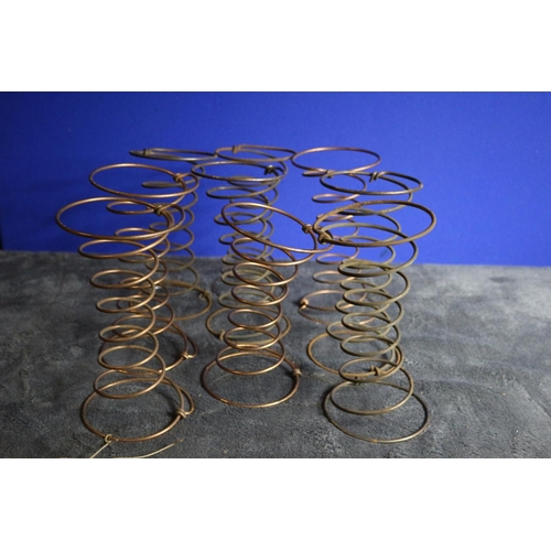 22 - Collection of 9 Sofa Springs - Would Make Unusual Night Light Stands