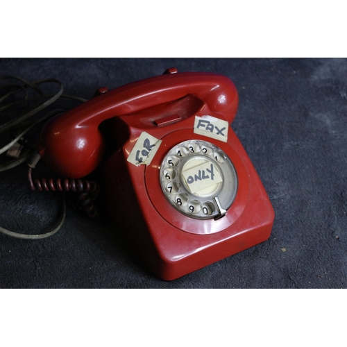 50 - Vintage Red Telephone