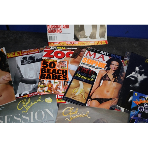 52 - Collection of Adult Magazines and Music Magazines