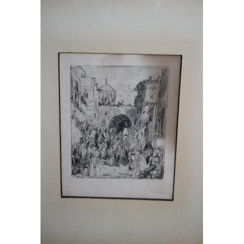 96 - 3 x signed engravings inc Marius Bauer 91867-1932) F Robson ( Featherstone Robson 1880-1936)