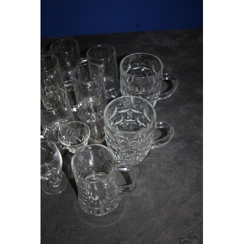 118 - Large Selection of Glassware including Pint Pot Barrel Glasses