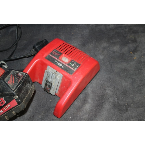 155 - Battery Milwaukee Circular Saw with Battery and Charger