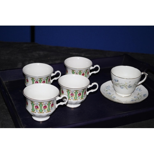 177 - Selection of Crockery from Royal Kent & Duchess plus a Tray