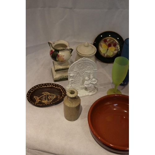 101 - A large assortment of glassware and pottery including Japanese Ware