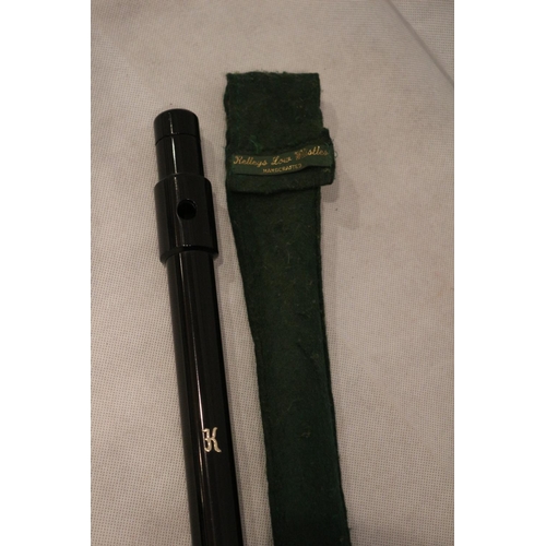 113 - Handcrafted Kelley's Low Whistle with a K motif and fabric cover