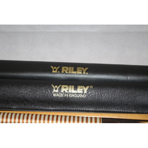 124 - 2 Riley Snooker Cues