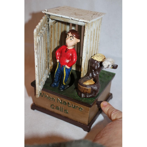 127 - Cast Novity Moneybox by Hawthorne Direct LLC. Titled 