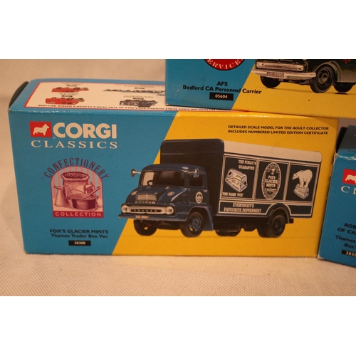 131 - 3 Corgi Classic diecast model vehicles. scale 1-43