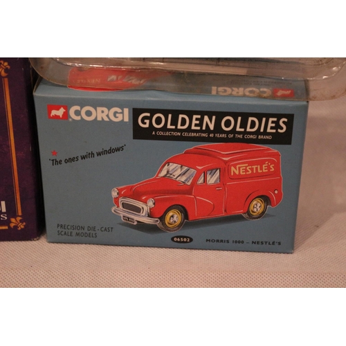 133 - Mix of 4 boxed diecast model vehicles including Corgi