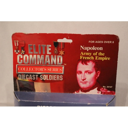 135 - Elite boxed Command diecast Soldiers. About Napoleon,