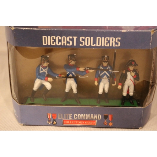 135 - Elite boxed Command diecast Soldiers. About Napoleon,